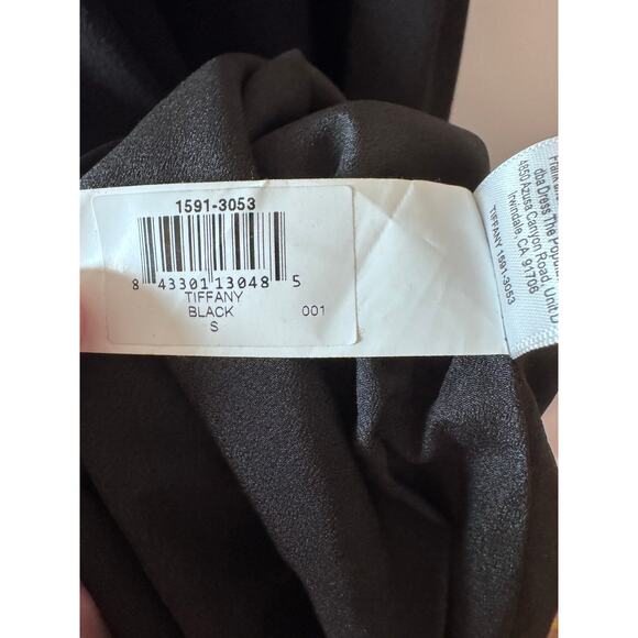 Dress the Population Tiffany One-Shoulder Midi Dress black sz S NEW - Picture 9 of 16